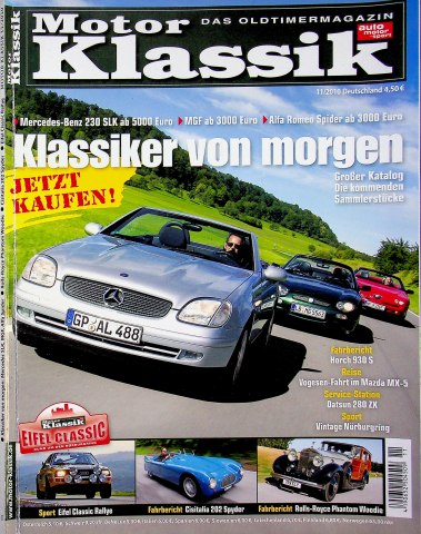 Deckblatt Motor Klassik (11/2010)